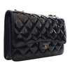 Chanel Quilted Patent and Goatskin CC Eyelet Wallet On Chain Secondhand