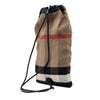 Burberry Mega Check Canvas Drawstring Backpack Secondhand