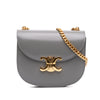 Celine Teen Shiny Calfskin Triomphe Besace Clea Chain Crossbody Secondhand