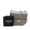 Celine Teen Shiny Calfskin Triomphe Besace Clea Chain Crossbody Secondhand