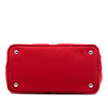 Prada Small Canvas Canapa Grommet Satchel Secondhand