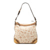 LOEWE 160th Anniversary Suede Trimmed Canvas Shoulder Bag Secondhand
