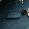 Chanel Small Perforated Calfskin Logo Eyelet Bucket Bag Secondhand