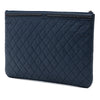 Chanel Large Quilted Calfskin Chain Boy O Case Clutch Secondhand