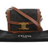 Celine Teen Triomphe Coated Canvas and Calfskin Triomphe Crossbody Secondhand