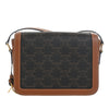 Celine Teen Triomphe Coated Canvas and Calfskin Triomphe Crossbody Secondhand
