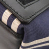 Balenciaga Canvas Striped Navy Cabas S Secondhand