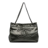 Secondhand Chanel CC Metallic Caviar Soft Tote