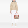 Burberry Small Haymarket Check Coated Canvas Canterbury Tote Secondhand