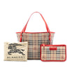 Burberry Small Haymarket Check Coated Canvas Canterbury Tote Secondhand