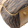 Fendi Zebra Print Canvas Satchel Secondhand