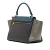Celine Medium Tricolor Leather Trapeze Satchel Secondhand