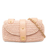 Chanel CC Woven Raffia Flap Secondhand