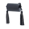 Saint Laurent Ribbed Acrylic Lambskin Fringe Monogram Monochrome Opium Box Bag Secondhand