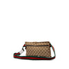 Gucci GG Canvas Web Double Pocket Belt Bag Secondhand