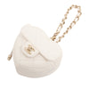 Chanel Mini Lambskin CC in Love Heart Key Chain and Bag Charm Secondhand