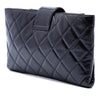 Chanel Quilted Glazed Calfskin Coco Pleats Chain Clutch Secondhand