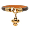 Louis Vuitton Gold Plated and Monogram Vivienne Charm Bracelet Secondhand