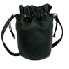 Celine Leather Triomphe Bucket Bag Secondhand
