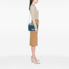 Chanel Medium Quilted Grained Calfskin Label Click Top Handle Flap Secondhand