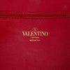 Valentino Suede and Calfskin Rockstud Halfmoon Crossbody Secondhand