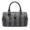 Fendi Pequin Coated Canvas Boston Bag Secondhand