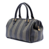 Fendi Pequin Coated Canvas Boston Bag Secondhand