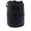 Bottega Veneta Nappa Intrecciato Front Zip Drawstring Bucket Bag Secondhand