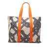 Secondhand Hermès Toile Noeuds Marins Beach Tote