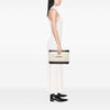 Balenciaga Canvas Navy Clip Clutch M Secondhand