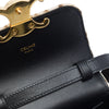 Celine Mini Velvet Leopard Print Triomphe Crossbody Secondhand