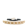 Chanel Mini Lambskin Round Camellia Clutch Secondhand
