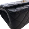 Chanel CC Quilted Lambskin Metal Twist Top Handle Flap Secondhand
