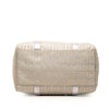 Fendi Small Zucchino Metallic Canvas Forever Bauletto Boston Bag Secondhand