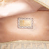 Fendi Small Zucchino Metallic Canvas Forever Bauletto Boston Bag Secondhand
