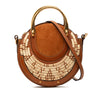 Chloé Small Suede and Raffia Pixie Satchel Secondhand