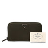 Secondhand Prada Tessuto Zip Around Wallet
