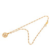 Secondhand Chanel CC Gold Plated Strass Pendant Necklace