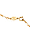 Secondhand Chanel CC Gold Plated Strass Pendant Necklace