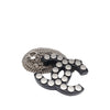 Chanel CC Brass Resin Studded Pendant Necklace Secondhand
