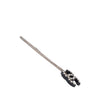 Chanel CC Brass Resin Studded Pendant Necklace Secondhand