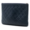 Chanel Medium Quilted Lambskin Casino Beauty O Case Clutch Secondhand