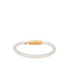 Chanel Faux Pearl PVC Tube Bracelet Secondhand