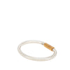 Chanel Faux Pearl PVC Tube Bracelet Secondhand