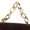 Ferragamo Suede Chain Satchel Secondhand