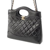 Chanel Mini Quilted Glazed Calfskin 31 Shopping Bag Secondhand