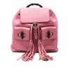Secondhand Gucci Leather Bamboo Tassel Backpack