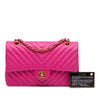 Chanel Medium Classic Chevron Lambskin Double Flap Secondhand
