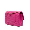 Chanel Medium Classic Chevron Lambskin Double Flap Secondhand