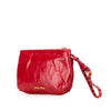 Secondhand Miu Miu Vitello Shine Bow Wristlet Clutch